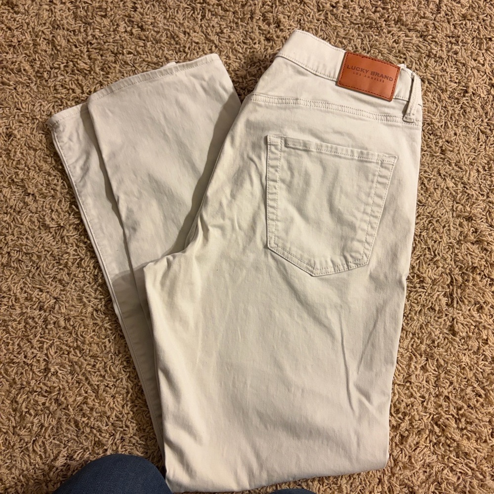 Men’s Lucky Brand Off-White Denim Pants